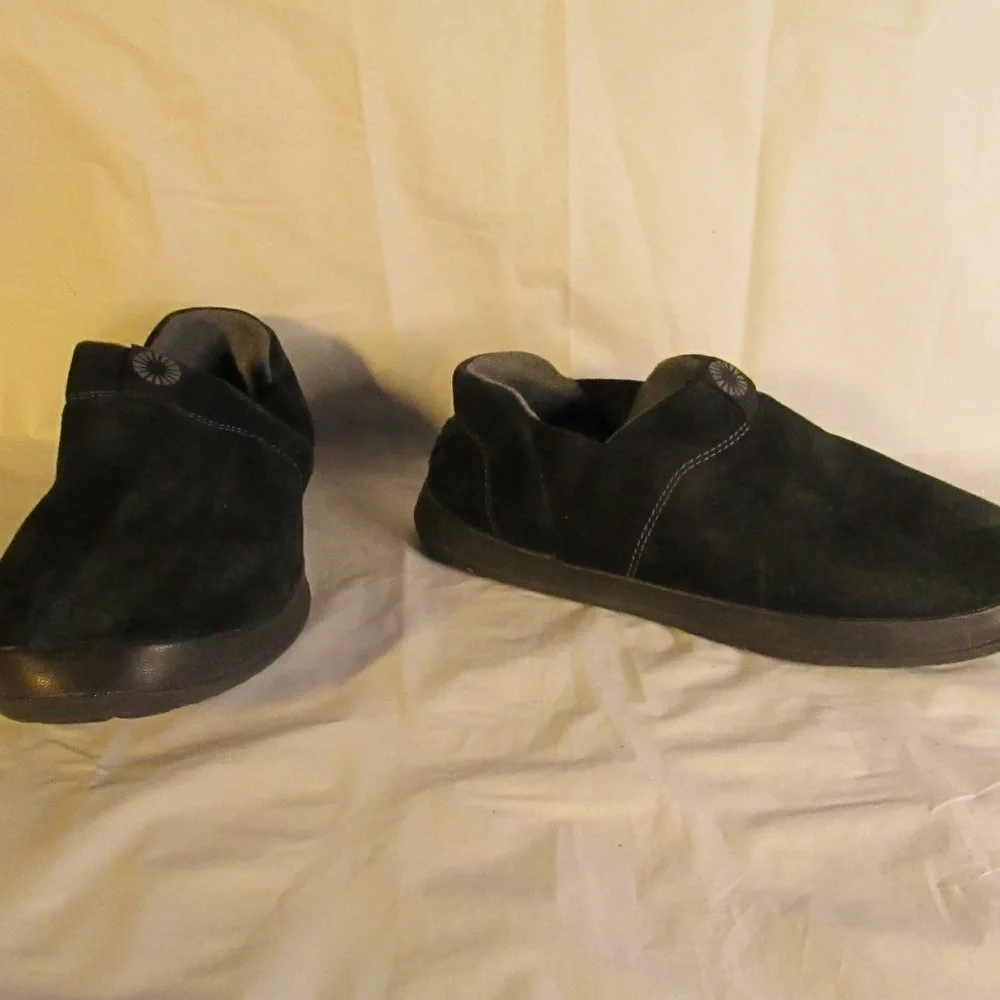 UGG Black Suede Loafers